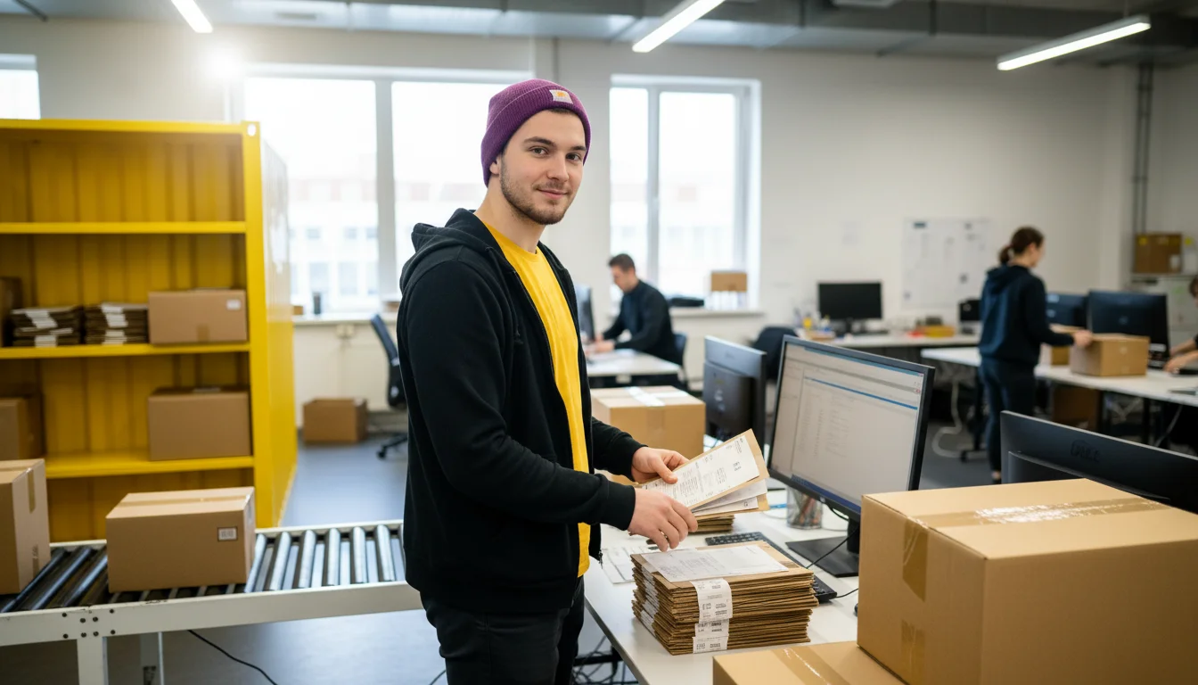 Kauffrau für Kurier-, Express- und Postdienstleistungen bei der Disposition von Sendungen