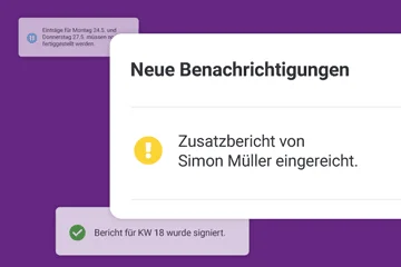 Smarte Reminder und ein enorm reaktives System sorgen für Echtzeitprozesse in der Ausbildung. So fortschrittlich kann der Ausbildungsnachweis sein!