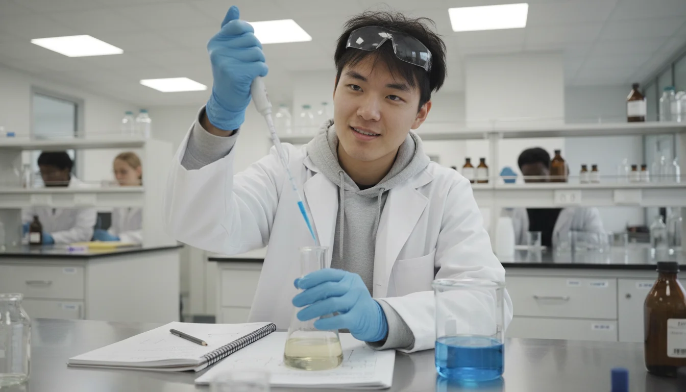 Chemielaborjungwerker/innen bereiten chemische Untersuchungen vor, führen nach Anleitung einfache Analysen durch und protokollieren die Ergebnisse.