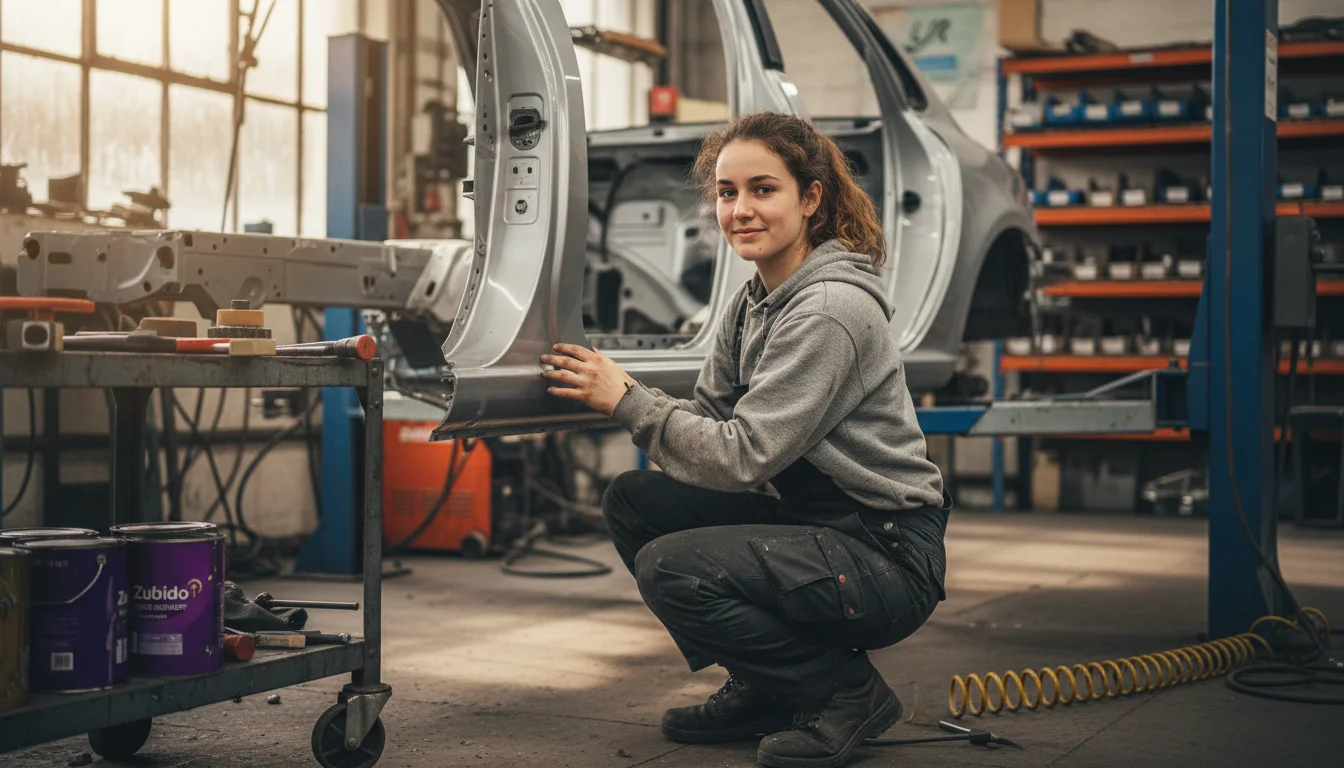 Karosserie- und Fahrzeugbaumechaniker/innen stellen Fahrzeugkarosserien her, montieren sie und halten sie instand. Sie reparieren Unfallschäden, bauen Zusatzeinrichtungen an und führen Umbauten durch.