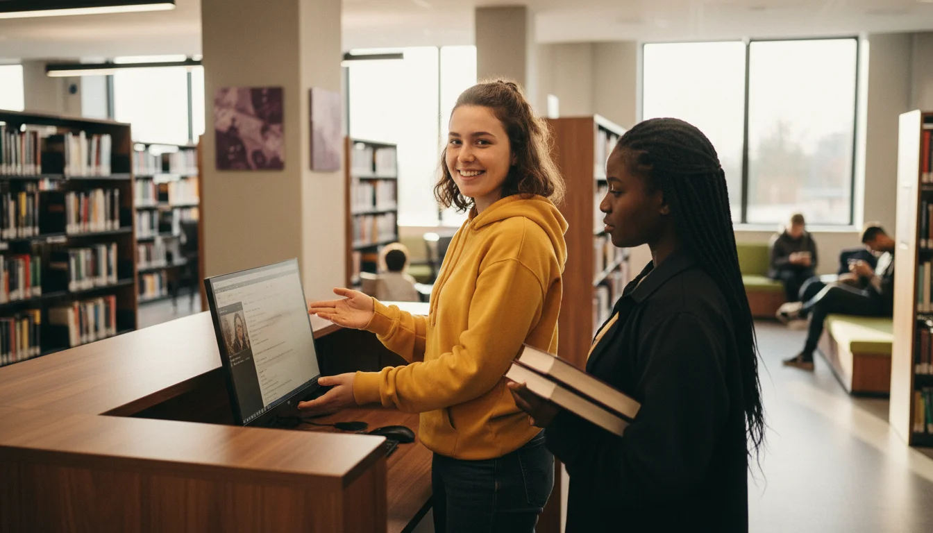 Fachangestellter für Medien- und Informationsdienste in der Fachrichtung Bibliothek bei der Medienrecherche